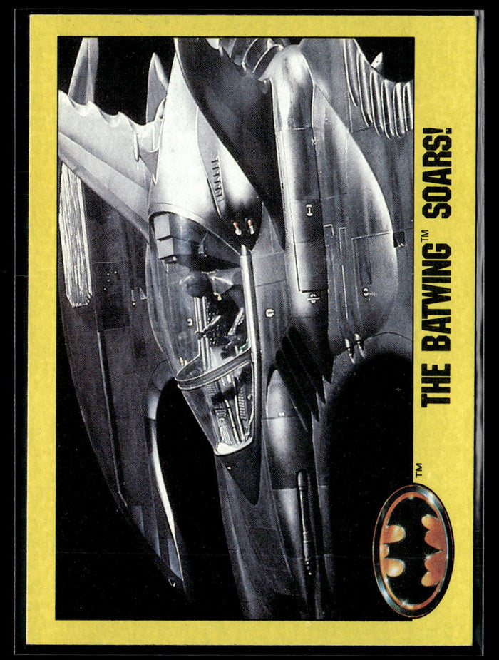 1989 Topps Batman #195 The Batwing Soars!