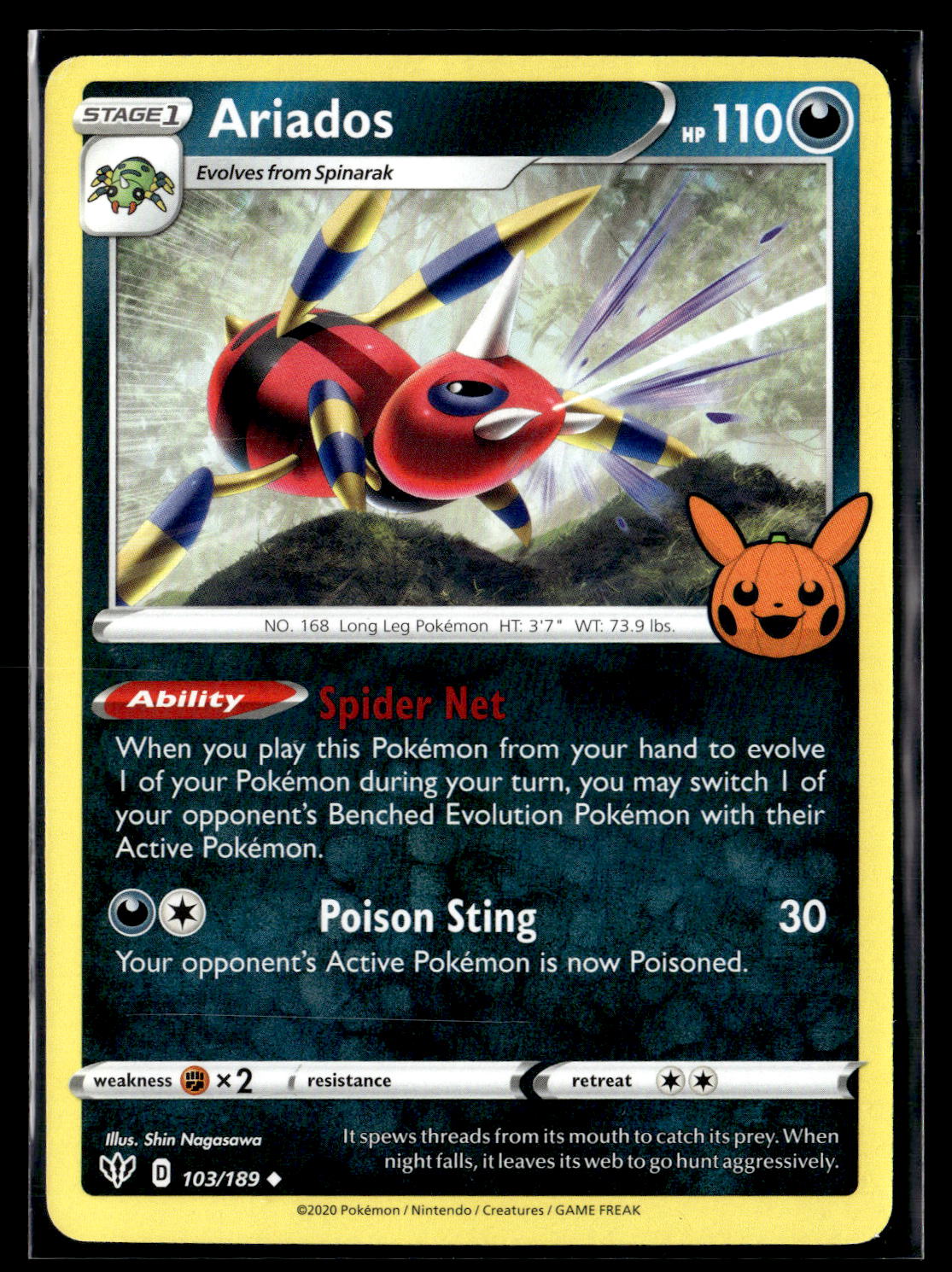 Trick or Trade BOOster Bundle #103/189 Ariados