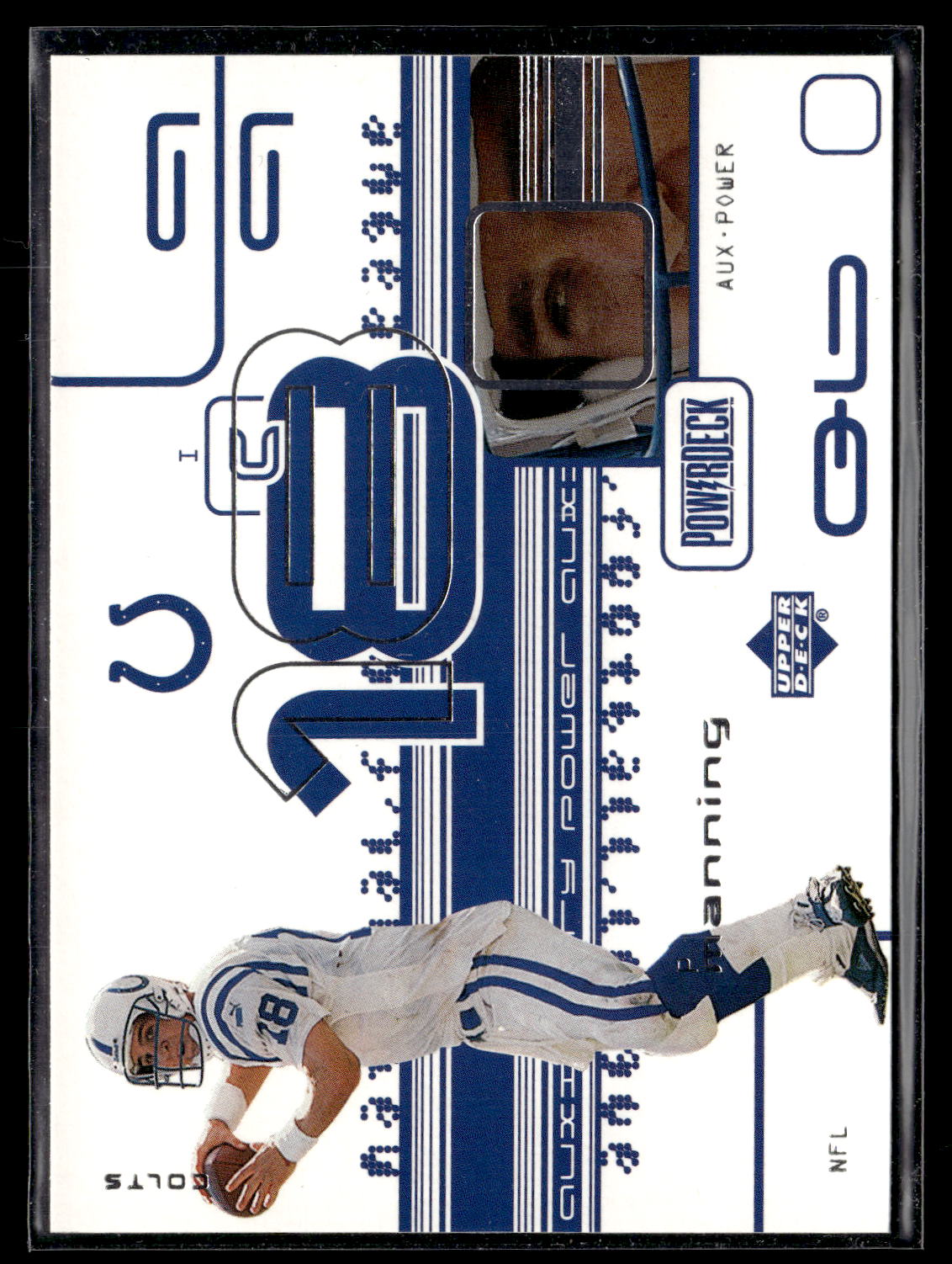 1999 Upper Deck PowerDeck #AUX-7 Peyton Manning Auxiliary
