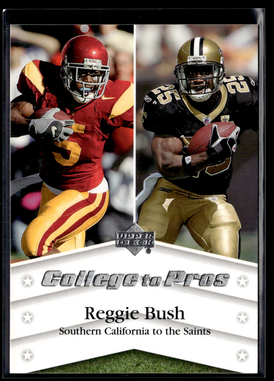 2007 Upper Deck #NTN-RB Reggie Bush College to Pros