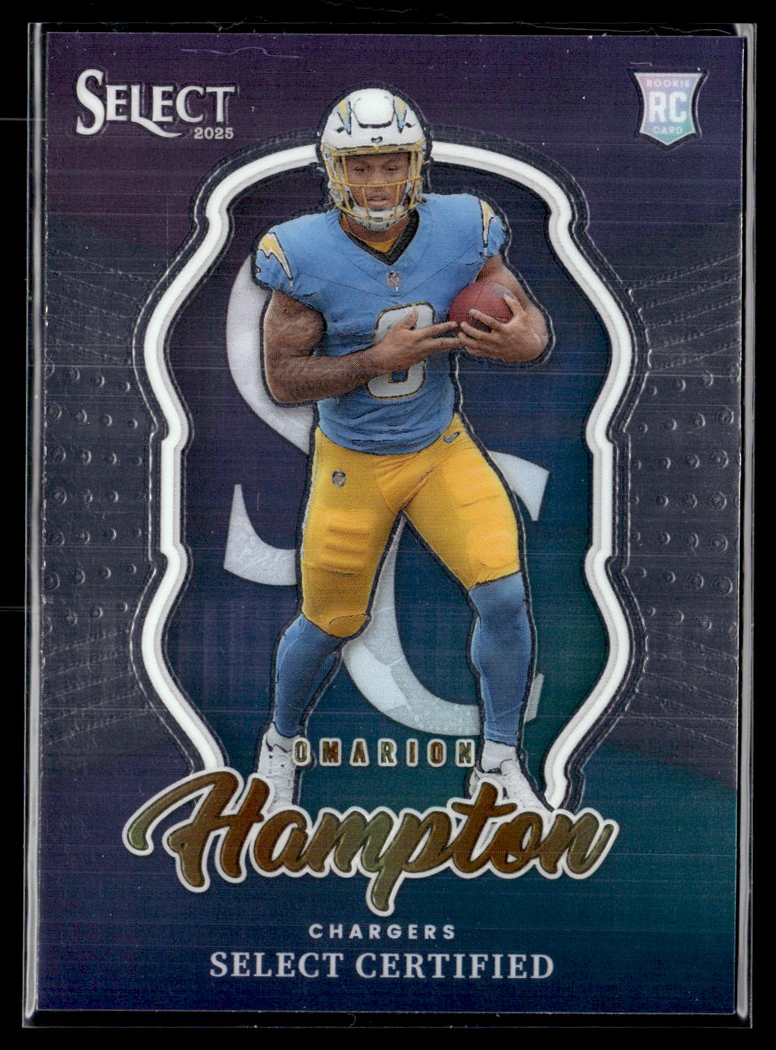 2025 Panini Select #16 Omarion Hampton Select Certified Rookies