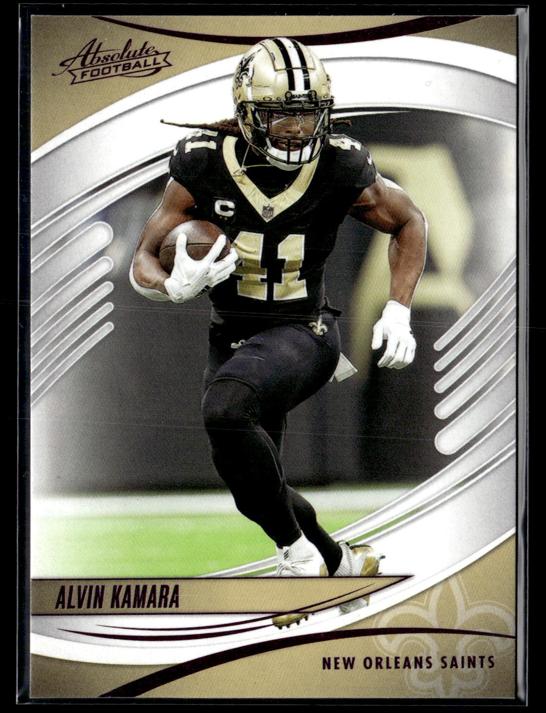 2025 Panini Absolute #36 Alvin Kamara Black