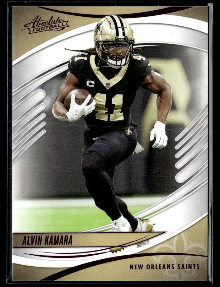 2025 Panini Absolute #36 Alvin Kamara Black
