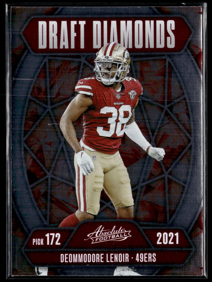 2025 Panini Absolute #DD-DLR Deommodore Lenoir Draft Diamonds