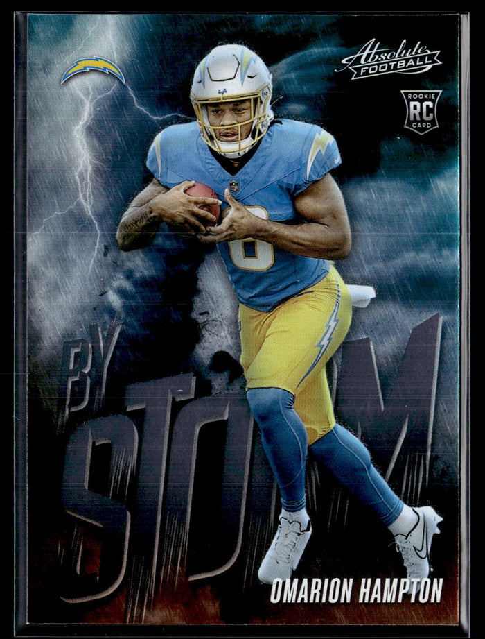2025 Panini Absolute #12 Omarion Hampton By Storm