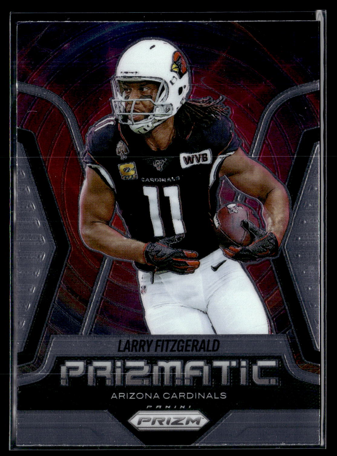 2025 Panini Prizm #14 Larry Fitzgerald Prizmatic