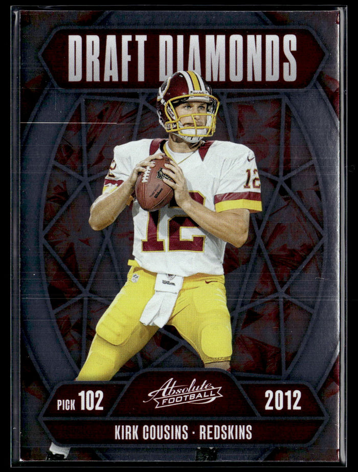 2025 Panini Absolute #DD-NCS Kirk Cousins Draft Diamonds