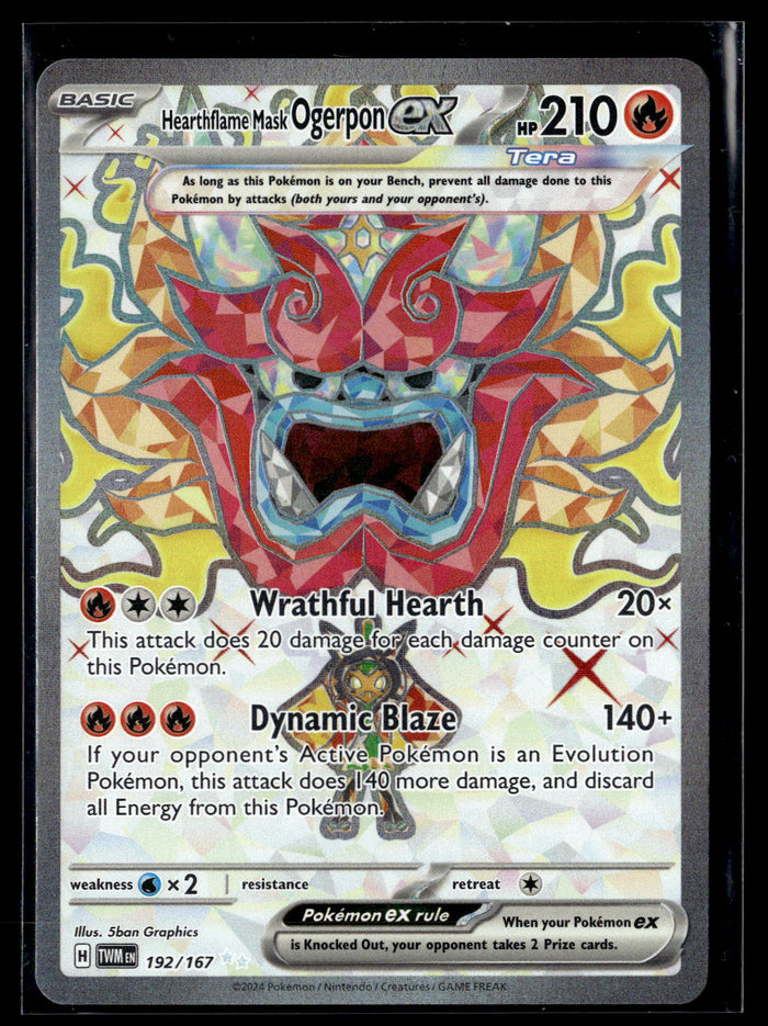 SV06: Twilight Masquerade #192/167 Hearthflame Mask Ogerpon ex