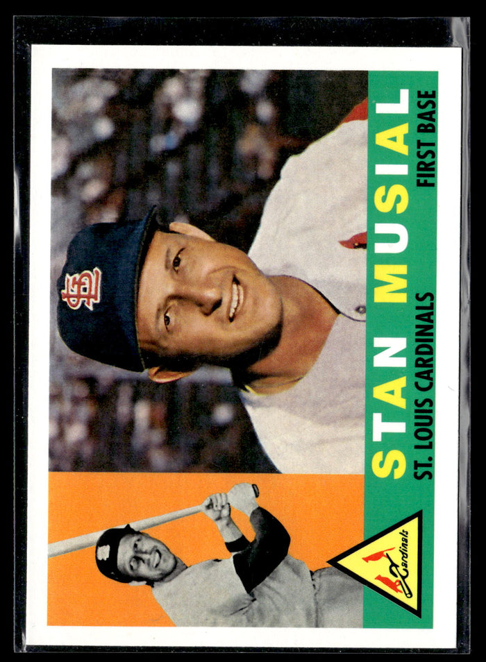 2011 Topps #250 Stan Musial 60 Years of Topps Original Back