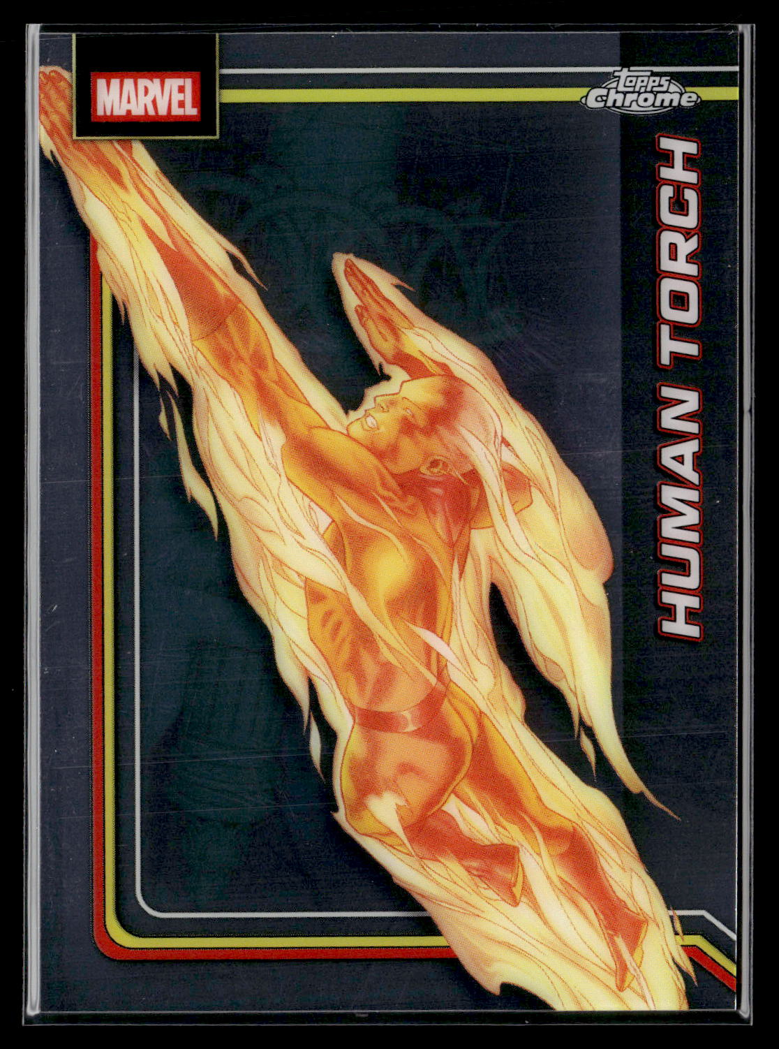 2026 Topps Chrome Marvel Comics #51 Human Torch